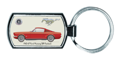 Ford Mustang Fastback 1965-67 Keyring 4